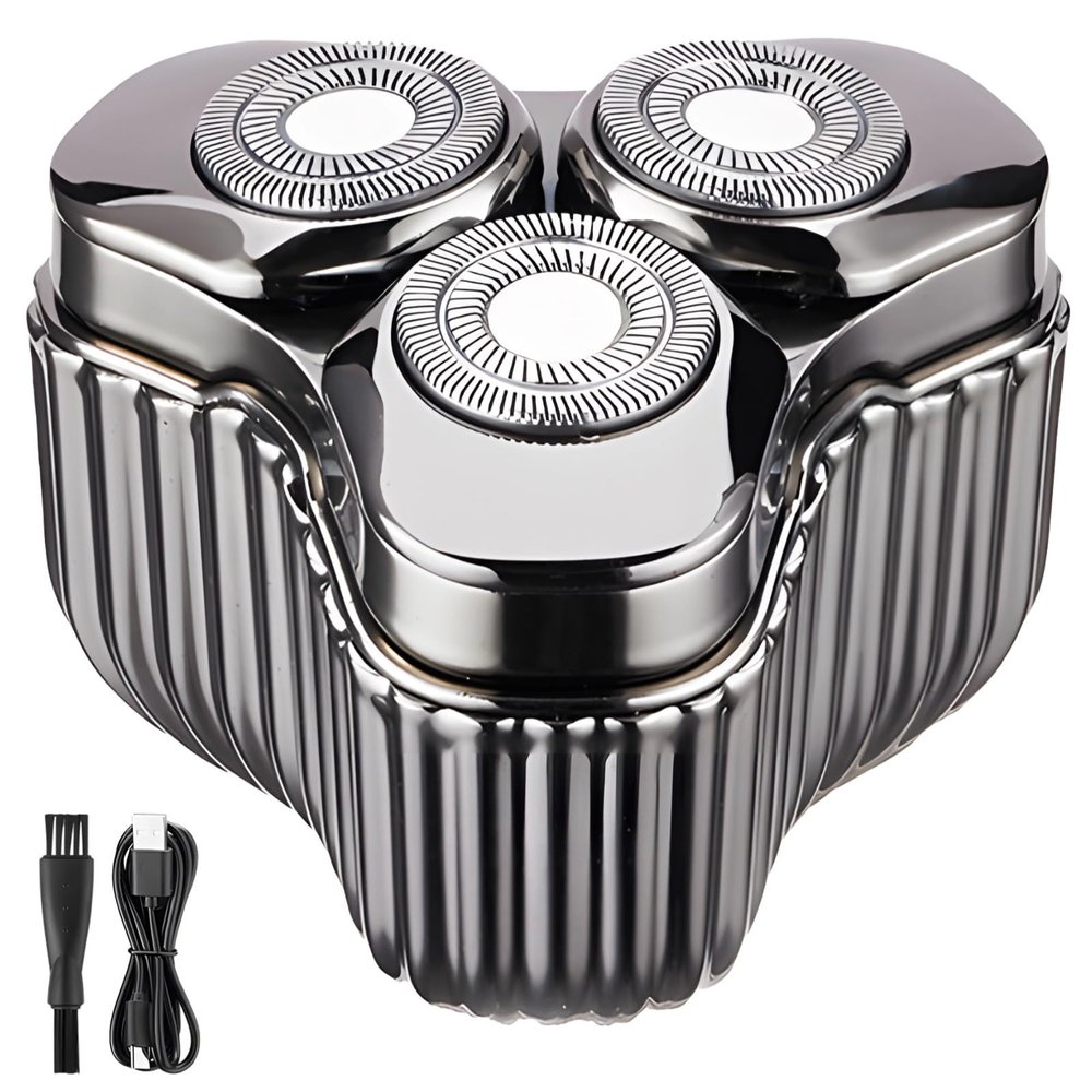 Portable Electric For Men, Rechargeable Mini Shaver, Zinc Alloy Build, Ipx7 Waterproof For Travel Grooming