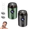 Pocket Shaver USB Mini Shavers for Men, Portable Electric Foil Shaver Men, Mini Razor Rechargeable Waterproof Trimmer for Face Hair for Travel, Home, Business Use (Mix) view 1