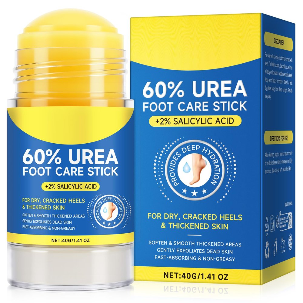 Liefiet Urea Foot Cream, 60% Urea Cream for Maximum Strength Moisturizer Dry Foot, Fast Repairs Rough Skin, Nourish Cracking Heels, Callus Remover for Feet,1.41 Fl Oz