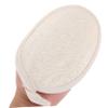Didiseaon 3pcs Exfoliating Body Scrub Loofah Sponge Pads for Shower Bath Oval Ergonomic Design for Deep Cleansing and Smooth Skin Debris Removal and Circulation view 4