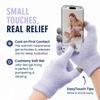 Dr. Fredericks Original Moisturizing Gel Gloves  Deep Moisturizing and Fast Relief for Dry Hands  Touchscreen-Friendly  Mango Butter, Shea Butter, Jojoba, & Coconut Oil (Lilac Leisure) view 4