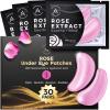 AURAE Rose Under Eye Patches (30 Pairs) - Under Eye Mask for Appearance of Dark Circles - For Puffy Eyes Smoothing - Skincare Mask view 1