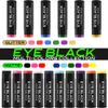 DALVGFN 12 PACK EYE BLACK STICK, Anti-Glare Eyeblack For Baseball Football Softball Lacrosse, Sweat-Proof Eye Black Grease Paint, Game Day Sports Fans Accessories, Smooth & Long Lasting view 2