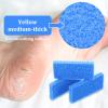 100 Pcs Disposable Pumice Stone for Feet Bulk Foot Scrubber Dead Skin Pedicure Scrubber Exfoliator Pumice Sponge for Feet Heel Cuticle Callus Remover Bath, Spa, 3.54 x 1.77 x 0.47 Inch(Blue) view 3