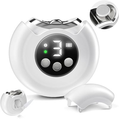 3 Speeds VBXBKC Electric Nail Clipper,Electric Automatic Nail Clipper with LCD Digital Display,Safety Electric Trimmer for Baby Seniors and Adult