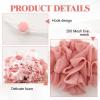 3 PCS Soap Bar Loofah,2 in 1 Bar Soap Loofah Pouch,Can Hold Soap,Effective Exfoliation,for Bathing (Khaki+ Beige+ Pink) view 4