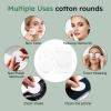 Individually Wrapped Cotton Rounds, Circular Cotton Pads, Individually Packaged, Easy to Carry, Suitable for Travel, Hotels, Business Trips, Camping (2 pcs/Set, 100 Set, in Total 200 pcs) view 4