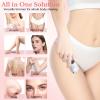 4-in-1 Bikini Trimmer for Women, 12,000 RPM Painless Electric Shaver with LED Light for Women Pubic Hair Removal, Dual Head Women's Trimmer for Underarms, Face & Legs, IPX7 Waterproof Wet & Dry Use view 2