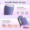 Krofaue Electric Shaver for Women,Rechargeable Bikini Trimmer for Body & Pubic Hair, Wet Dry Women Razor for Legs Underarms Bikini Line, IPX6 Waterproof, LED Display, Travel Lock, Magnetic Charging view 2