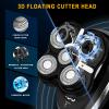 LQT Head Shaver for Bald Men | Wet & Dry Electric Shaver with 5D Floating Head & Magnetic Blades | Rechargeable Razor with LED Display & 3-Second Safety Lock view 3