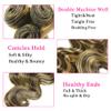 Blonde Bundles Human Hair P1B27 Body Wave Bundles Niegmeag Virgin Remy Hair 3 Bundles 24 26 28 Inch Double Weft Soft and Silky Honey Blonde Bundle Hair Weave view 3