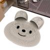 Silicone Foot Scrubber, Silicone Foot Washer for Shower, Bunny Callus Remover Feet Cleaner Brush, Suction Cup Massage Mat, Non Slip Pad for bathtub, bathroom, floor, cleaning, massage, shower view 1