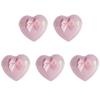 5 Pcs Cute Powder Puff, Heart Cushion Makeup Powder Puff, Soft Bow Sponges Cushion Makeup Sponge, Face Powder Puffs for Women view 1