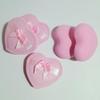 5 Pcs Cute Powder Puff, Heart Cushion Makeup Powder Puff, Soft Bow Sponges Cushion Makeup Sponge, Face Powder Puffs for Women view 4