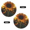 DWVTSLH Farm Sunflower Compact Mirror for Purse, Double-Sided 2X/1X Magnifying Mirror for Women Men, Travel Makeup Mirror for Handbag, Handheld Vanity Mirror for Gift view 2