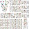 24 Sets/144 Pcs Christmas Party Favors Christmas Hand Cream Body Lotion Lip Balm Nail File Gifts Set Xmas Stocking Stuffers Travel Size Lotion Bulk Holiday Party Supplies for Coworkers Women Adults view 1
