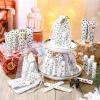 24 Sets/144 Pcs Christmas Party Favors Christmas Hand Cream Body Lotion Lip Balm Nail File Gifts Set Xmas Stocking Stuffers Travel Size Lotion Bulk Holiday Party Supplies for Coworkers Women Adults view 4