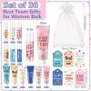 Dansib 36set/144pcs Best Team Ever Gifts Team Appreciation Thank You Gifts for Coworkers Women Employee Appreciation Gift Party Favors Basket Stuffers Items Travel Hand Lotion and Lip Balm Set view 3