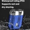 2025 New Upgrade Pocket Shaver USB Mini Shavers,Multiple Colors, USB-C Fast Charging,IPX6 Waterproof for Home, Car, Travel(Blue) view 2