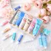 Dansib 12sets/48pcs Best Team Ever Gifts Team Appreciation Thank You Gifts for Coworkers Women Employee Appreciation Gift Party Favors Basket Stuffers Items Travel Hand Lotion and Lip Balm Set view 4