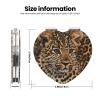 DWVTSLH Cute Leopard Compact Mirror for Purse, Double-Sided 2X/1X Magnifying Mirror for Women Men, Travel Makeup Mirror for Handbag, Handheld Vanity Mirror for Gift view 3
