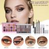 Makeup Kit For Women Girls, Makeup Set For Teens beginners, Full Makeup Kit With Everything Carrying Bag, Eyeshadow Palette, Foundation, Concealer, Lipstick, Brushes (18 & 20 Color eyeshaow Kit) view 3