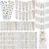 36 Sets/216 Pcs Christmas Party Favors Christmas Hand Cream Body Lotion Lip Balm Nail File Gifts Set Xmas Stocking Stuffers Travel Size Lotion Bulk Holiday Party Supplies for Coworkers Women Adults view 1