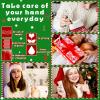 36 Sets/216 Pcs Christmas Party Favors Christmas Hand Cream Body Lotion Lip Balm Nail File Gifts Set Xmas Stocking Stuffers Travel Size Lotion Bulk Holiday Party Supplies for Coworkers Women Adults view 4