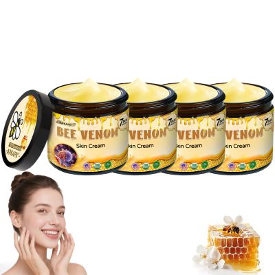 APKAPK Bee Venom Cream, Advanced Firming & Wrinkle-Reducing, Professional Bee Venom Skin Cream, Natural bee venom comprehensive cream for All Skin Types (4 Pack)