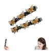2025 Shiny Crystal Stone Braided Hair Clips for Women and Girls, Rhinestones, Easy to Braid Hair Clips (Style-1) view 1