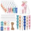 Dansib 24set/96pcs Best Team Ever Gifts Team Appreciation Thank You Gifts for Coworkers Women Employee Appreciation Gift Party Favors Basket Stuffers Items Travel Hand Lotion and Lip Balm Set view 1