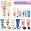 Dansib 24set/96pcs Best Team Ever Gifts Team Appreciation Thank You Gifts for Coworkers Women Employee Appreciation Gift Party Favors Basket Stuffers Items Travel Hand Lotion and Lip Balm Set view 4