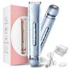 Bikini Trimmer for Women,2 in 1 Womens Electric Razors,Dual Head Shaver for Women Lady Facial Pubic Legs Private Area Body Hair,IPX7 Waterproof Wet & Dry view 1