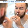XLIUAX 4 Pcs Nose Hair Scissors, Rounded Tip Eyebrow Scissors Stainless Steel Blunt Tip Trimmer Will Not Hurt the Nasal Cavity for Nose Eyebrow Eyelashes Trimming Mustache Beard Grooming view 2