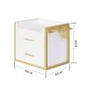 exproyzk Wall Mounted Barbershop Cabinet with Hair Dryer Rack Hairdressing Tool Storage Cabinet(White#A) view 2
