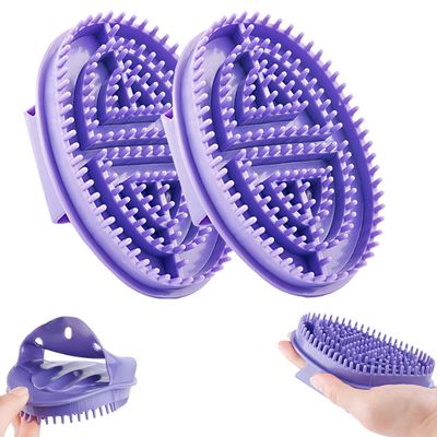 2PCS Meridian Brush Massage Body, 2025 New Full Body Relaxation Meridian Massage Brush, Beauty Salon Professional Custom Meridian Brushs for Full Body and Leg SPA Massager Relaxation (Purple)