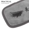 ADOCARN 10pcs Lash Extension Forehead Pad Soft Eyelash Extension Towel Pads Replacement for Makeup Beauty Eyelash Making Supplies view 3