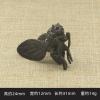 1Pcs Pure Copper Retro Fashion Trend Shantou Small bee Necklace Keychain Pendant view 3