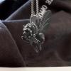 1Pcs Pure Copper Retro Fashion Trend Shantou Small bee Necklace Keychain Pendant view 4