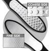 3 in 1 Large Size Durable Foot File Callus Remover (1 Pc) with Double Sided Stainless Heel Scraper for Cracked Heels, Pedicure Tools for Feet Ped Egg for Feet with Coarse and Fine Sides. view 3