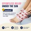 Dr. Frederick's Original Moisturizing Heel Socks for Dry Cracked Heels Treatment - 3 Pairs - Infused with Coconut Oil and Mango Butter - Stocking Stuffers for Adults - Summer Print view 2