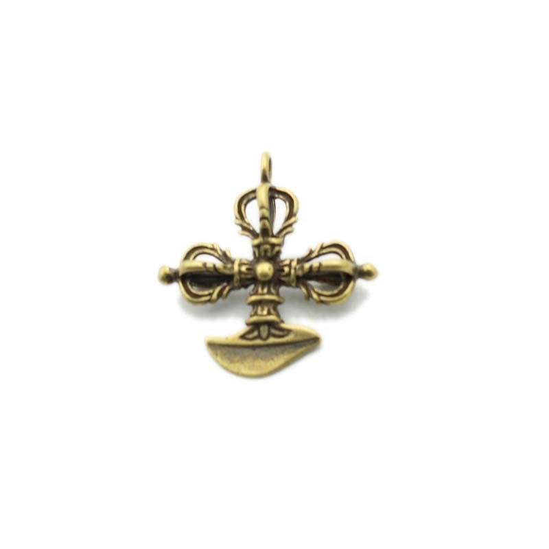 1Pcs    Copper Cross Pendant car Keychain Pendant Pure Jewelry Creative Personality(30)