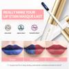 Lip Stain - Wipe-Off &Peel Off Lip Color | Waterproof, Long Lasting, Transfer-Resistant, Smudge-Proof Lip Tint | Easy Wipe Finish, High Pigment | All-Day Vibrant Kiss-Proof Lip Stain, muted rose beige view 4