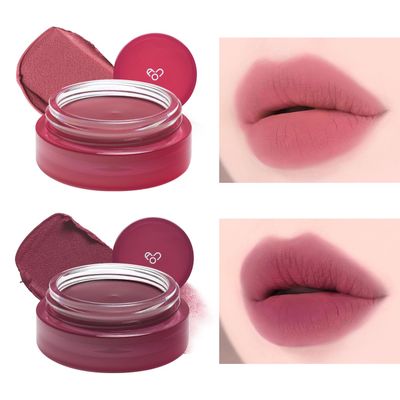 AOU Floofy Matte Balm Duo - Cotton x Cold Balm Bundle | Lip & Cheek, Natural Matte Finish, Buildable & Blendable Formula, Creamy & Soft