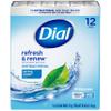 Dial Deodorant Bar Soap Spring Water, 12 Count, for Daily Use, Deep Cleansing Body Soap, Gentle on Skin, Bulk Pack for Men, Women, Teens, 4 oz. Each view 1