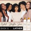 BASK & LATHER Replenish Conditioner  Deep Hydrating, Natural Formula for Elasticity & Detangling, Silicone-Free, Paraben-Free, Color-Safe, 8oz view 4