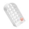 Aramox Lipstick Storage Rack Castle ABS Organizer 18 Spaces Lipgloss Display Stand for Makeup Cosmetics (White) view 3