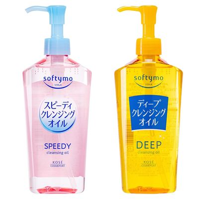 INTERZERO Japanese Botanical Speedy And Deep Cleansing Oil 240ml set,Makeup Remover,Speedy Rinse,Off Formula with Organic Oils,Non-Greasy, Gentle on Dry Skin, No Double Cleansing Needed