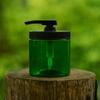 Royal Massage 16oz Refillable Pump Jar with Locking Dip Tube Dispenser BPA-Free Plastic Container for Massage Oils, Lotions, Creams Ribbed Lid Wide-Mouth Jar Durable & Reusable (Green/Black, 1) view 3