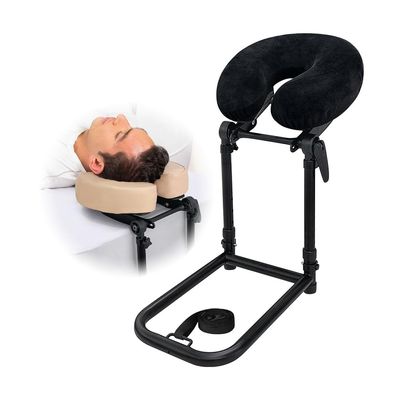 AOSSA Massage Headrest for Bed Face Cradle Pillow  Adjustable Mattress Top Massage Kit with Face Down Cushion, Home Spa and Salon Bed Attachment, Also for Eye Surgery Recovery